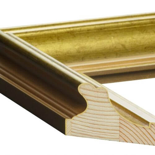 Złota klasyczna ramka - 3