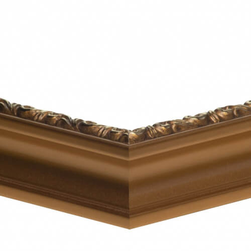 Ramka postarzane złoto - 4