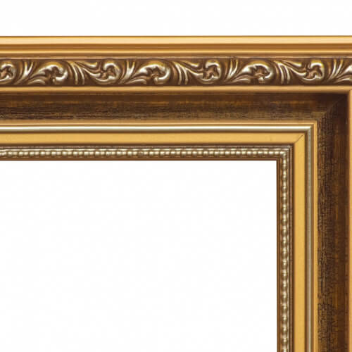 Ramka postarzane złoto - 3