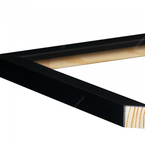 Prosta wąska czarna ramka - 2