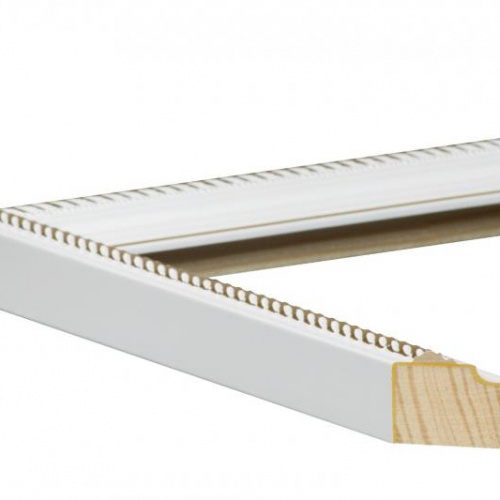 Ozdobna biało-złota ramka - 2