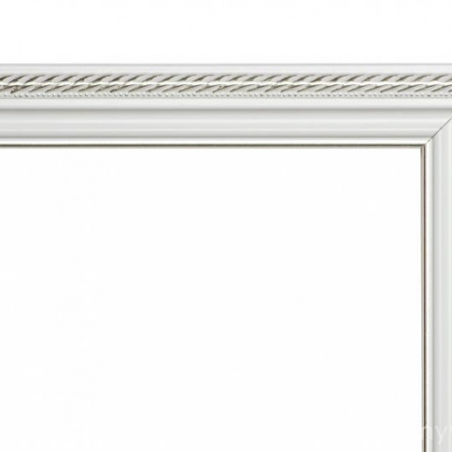 Ozdobna biało-srebrna ramka - 4
