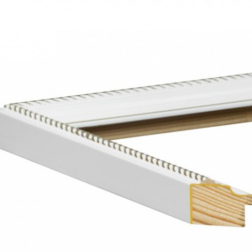 Ozdobna biało-srebrna ramka - 2