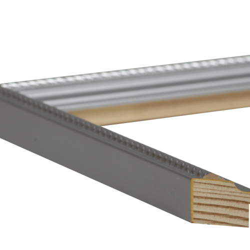 Cienka ozdobna srebrna ramka - 2