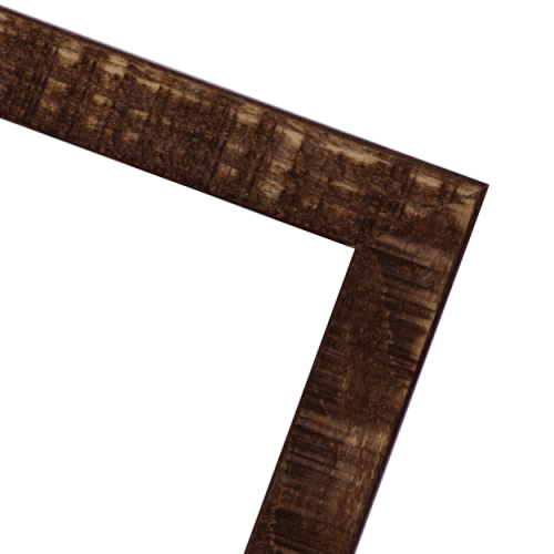 Mała brązowa ramka