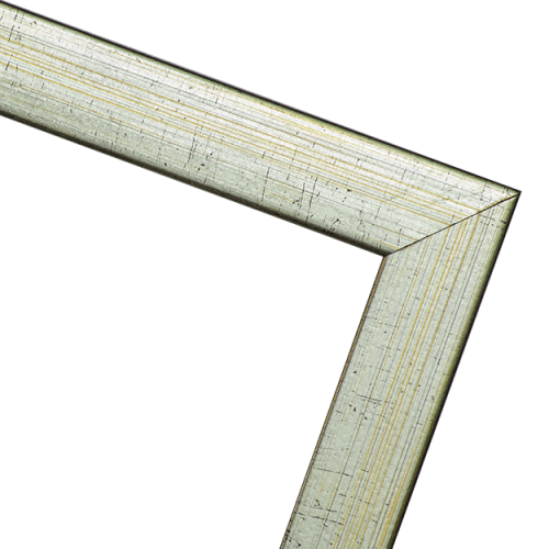 Srebrnozłota cienka ramka 20-02