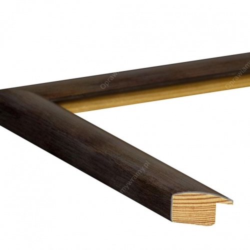 Złoto-brązowa ramka - 2