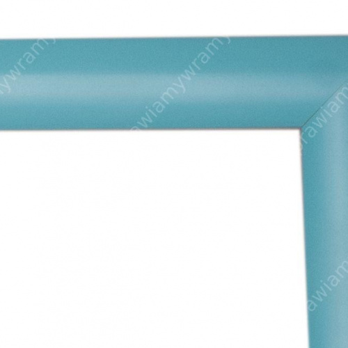 Błękitna wąska ramka - 3