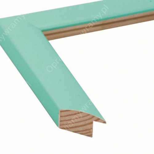 Błękitna wąska ramka - 2