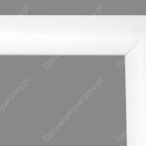 Biała obła ramka - 3