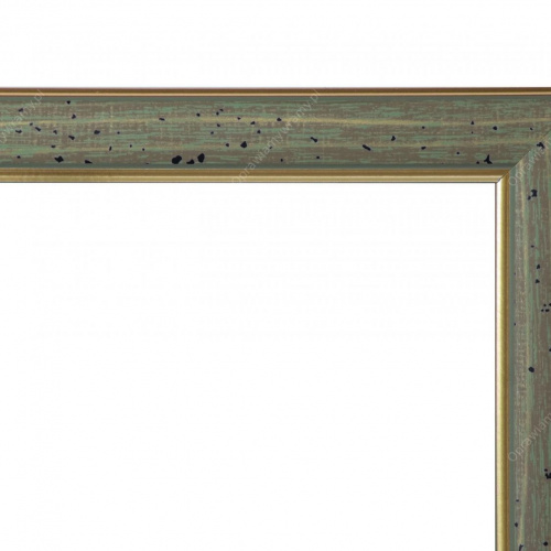 Ramka szarozielona do akwareli - 3