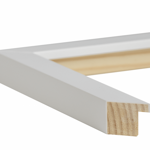 Biała prosta cienka ramka - 2