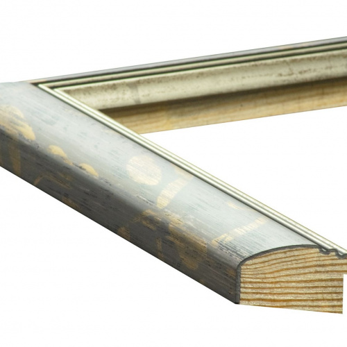 Srebrno niebieska przecierana - 3