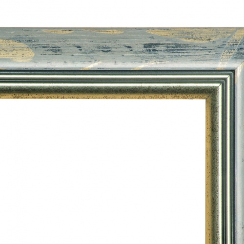 Srebrno niebieska przecierana - 4