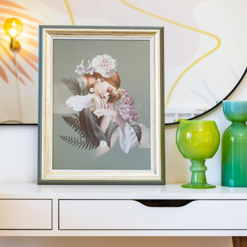 Stylowa ramka szampańska - 2