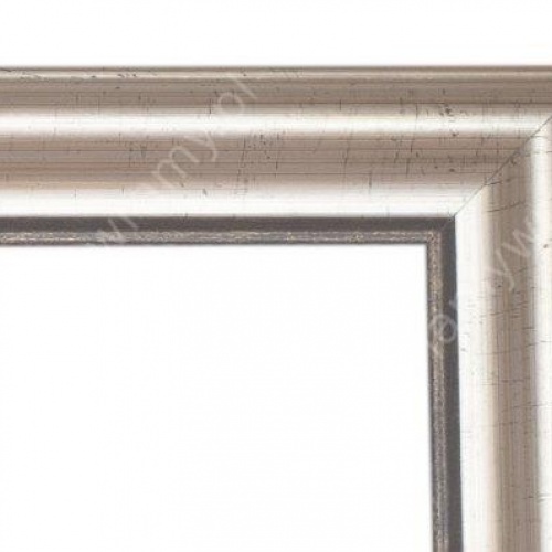 Srebrna postarzana ramka - 3