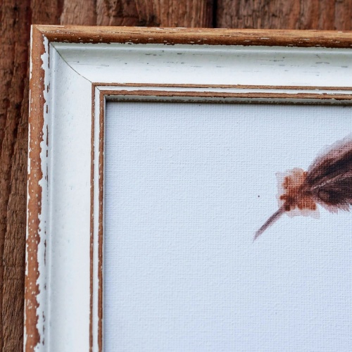 Biała retro ramka - 2