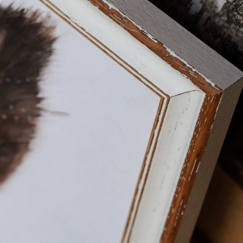 Biała retro ramka - 6