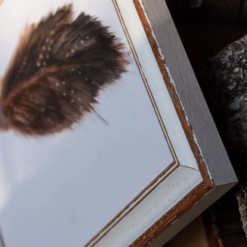 Biała retro ramka - 8