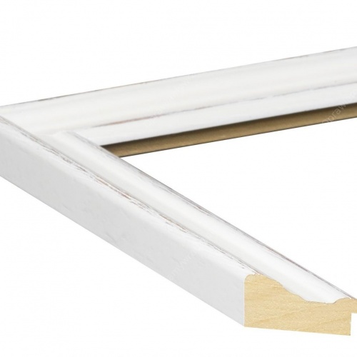 Biała retro ramka - 3