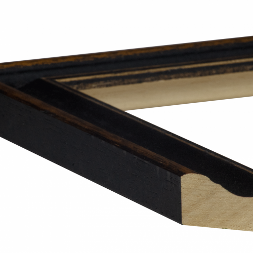 Czarna wąska przecierana - 3