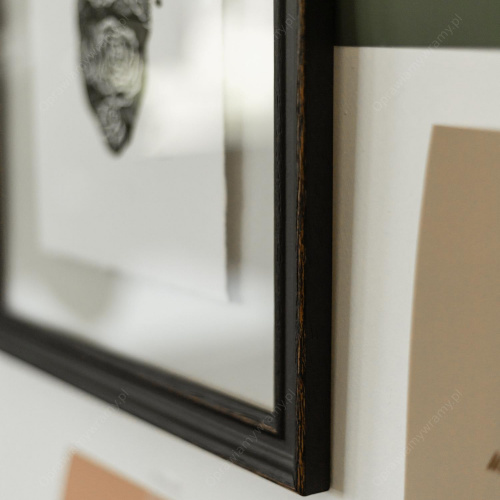 Czarna wąska przecierana - 7