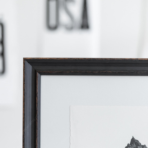 Czarna wąska przecierana - 2