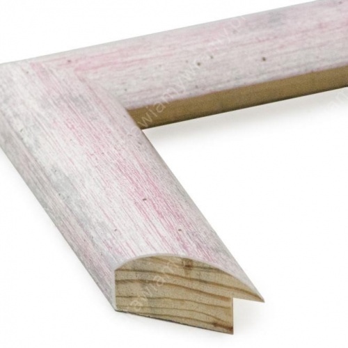 Wąska srebrno-różowa - 2