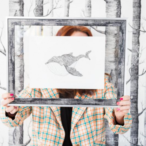 Czarno-srebrna ramka - 3