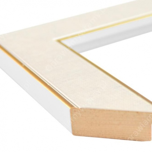 Ramka ecru kremowa - 2