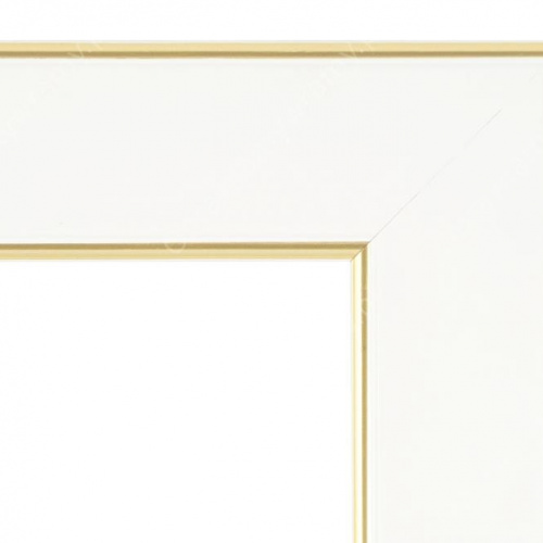 Elegancka biała ramka - 3