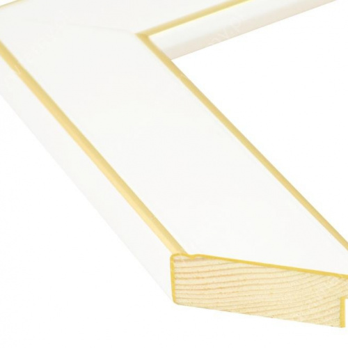 Elegancka biała ramka - 2