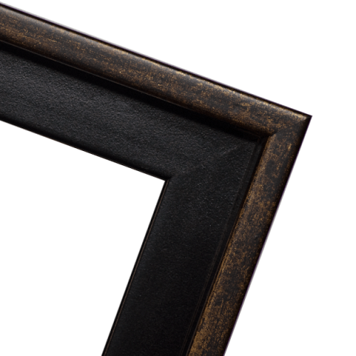 Czarno brązowa ramka amerykańska