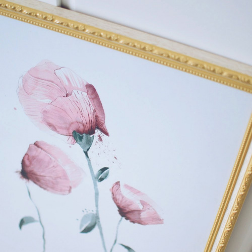 Kremowo złota ramka na pamiątkę komunii - 7