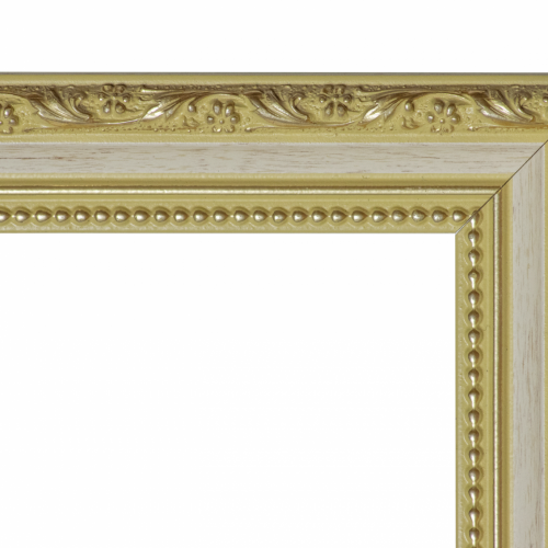 Kremowo złota ramka na pamiątkę komunii - 4