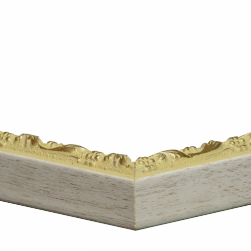 Kremowo złota ramka na pamiątkę komunii - 5