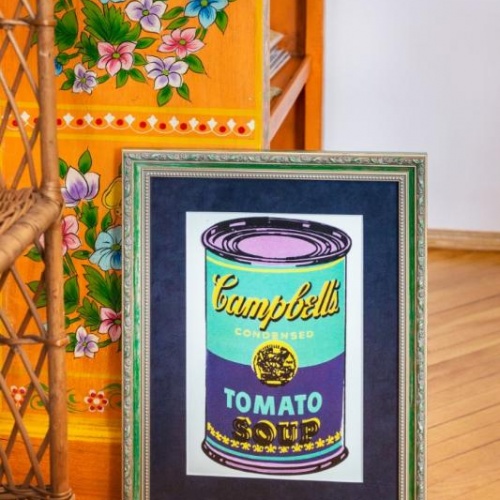 Zielona ramka z ozdobnikiem - 6