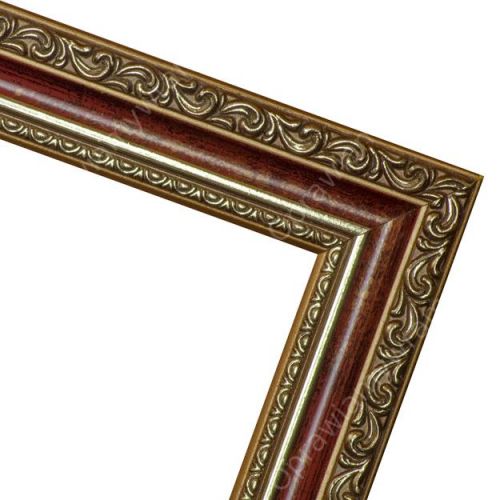 Delikatna mahoniowa ramka