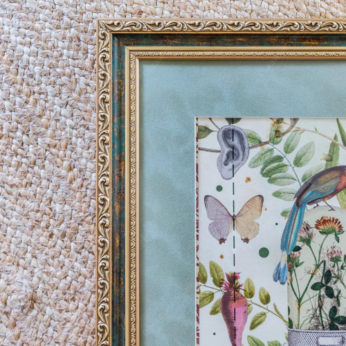 Delikatna zielona ramka - 2