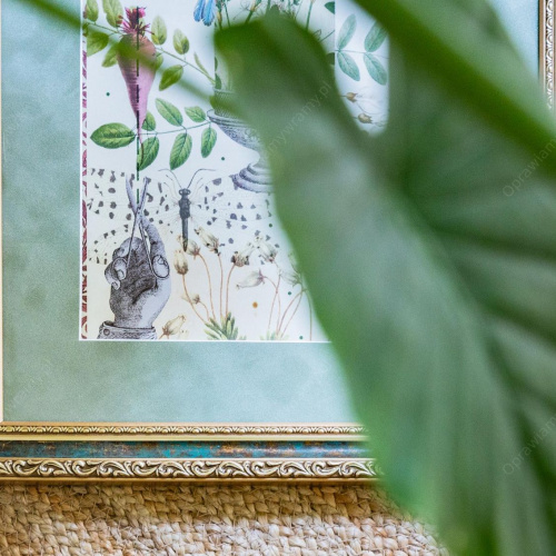 Delikatna zielona ramka - 4