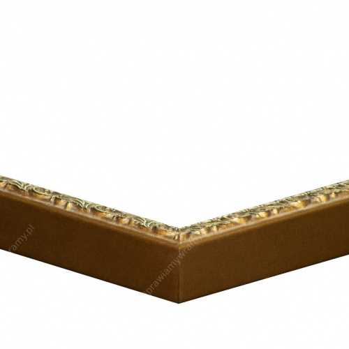 Delikatna brązowa ramka - 4