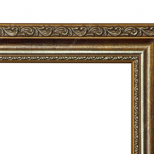 Delikatna brązowa ramka - 3