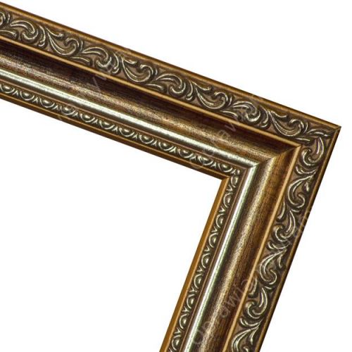 Delikatna brązowa ramka