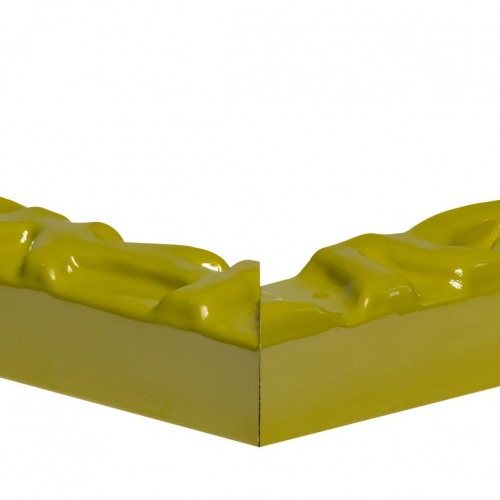 Zielona ramka ornament wysoki połysk - 3