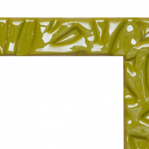 Zielona ramka ornament wysoki połysk - 4