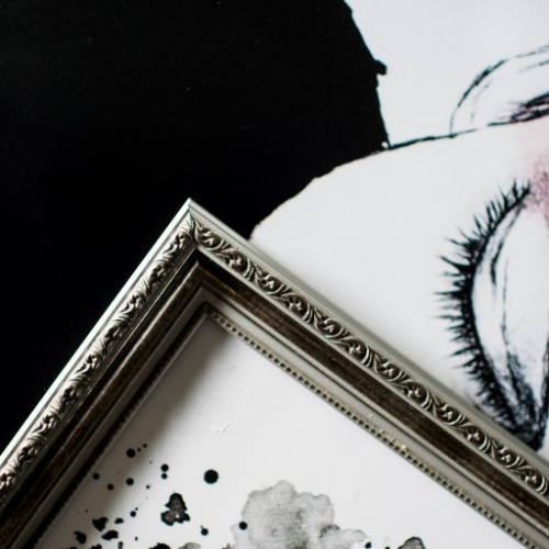 Ozdobna srebrna ramka - 4