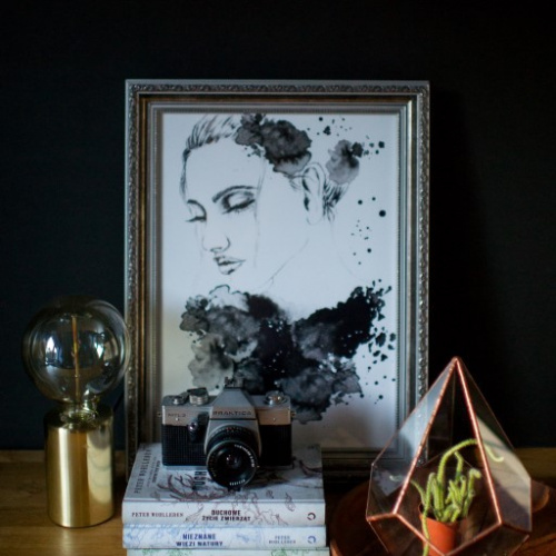 Ozdobna srebrna ramka - 6