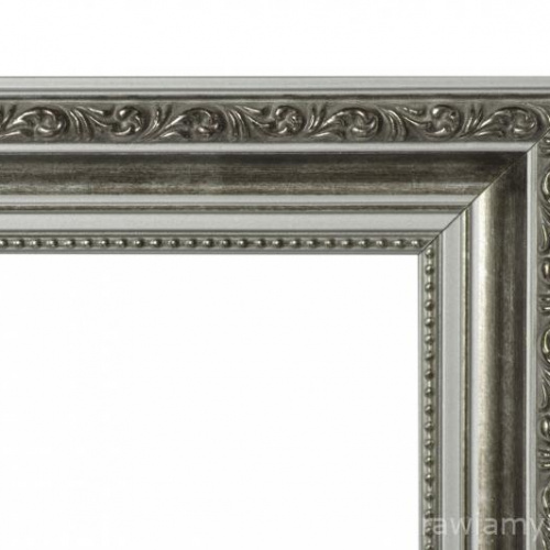 Ozdobna srebrna ramka - 8