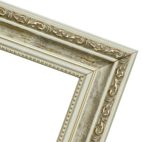 Ozdobna kremowo-złota ramka