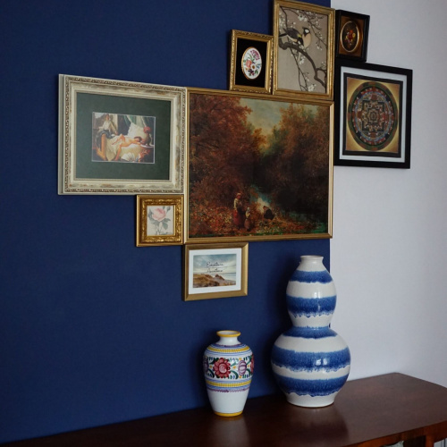 Ozdobna kremowo-złota ramka - 2